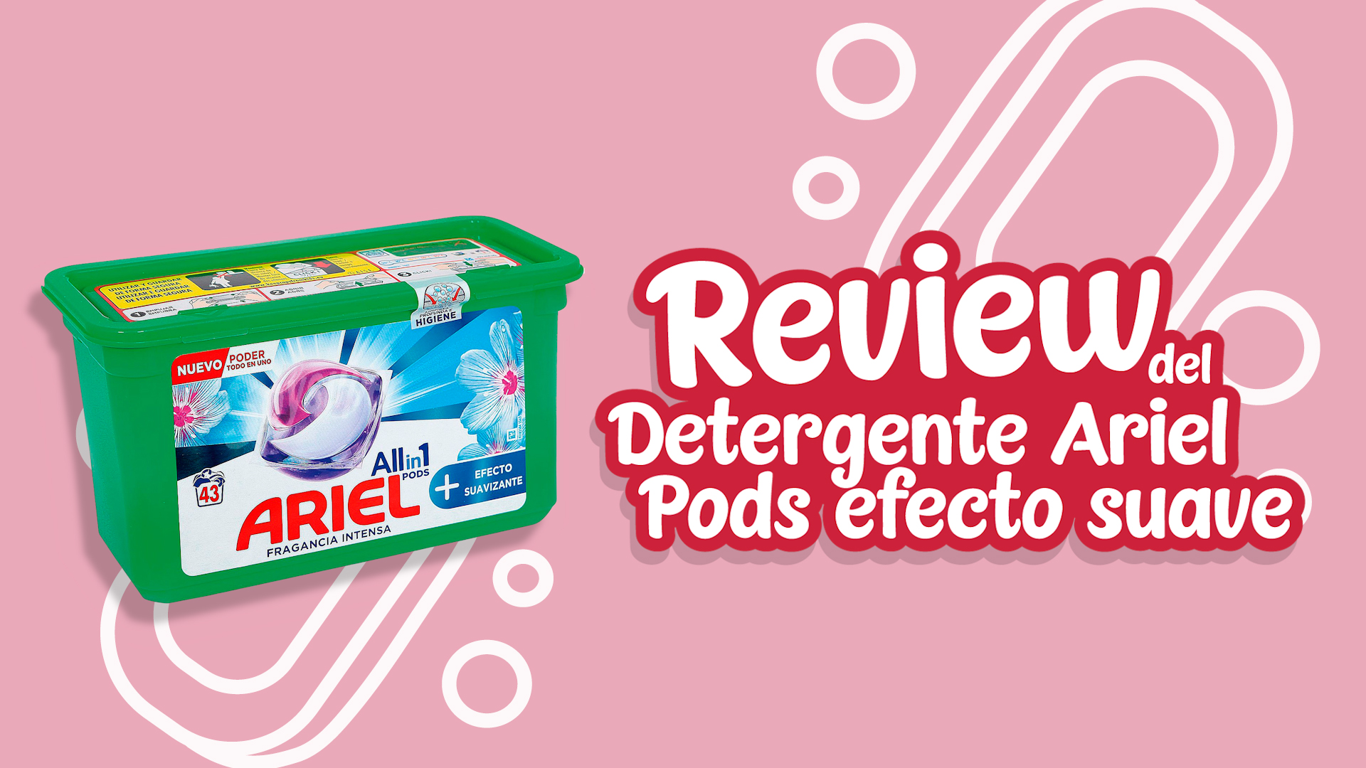 detergente Ariel pods efecto suavizante