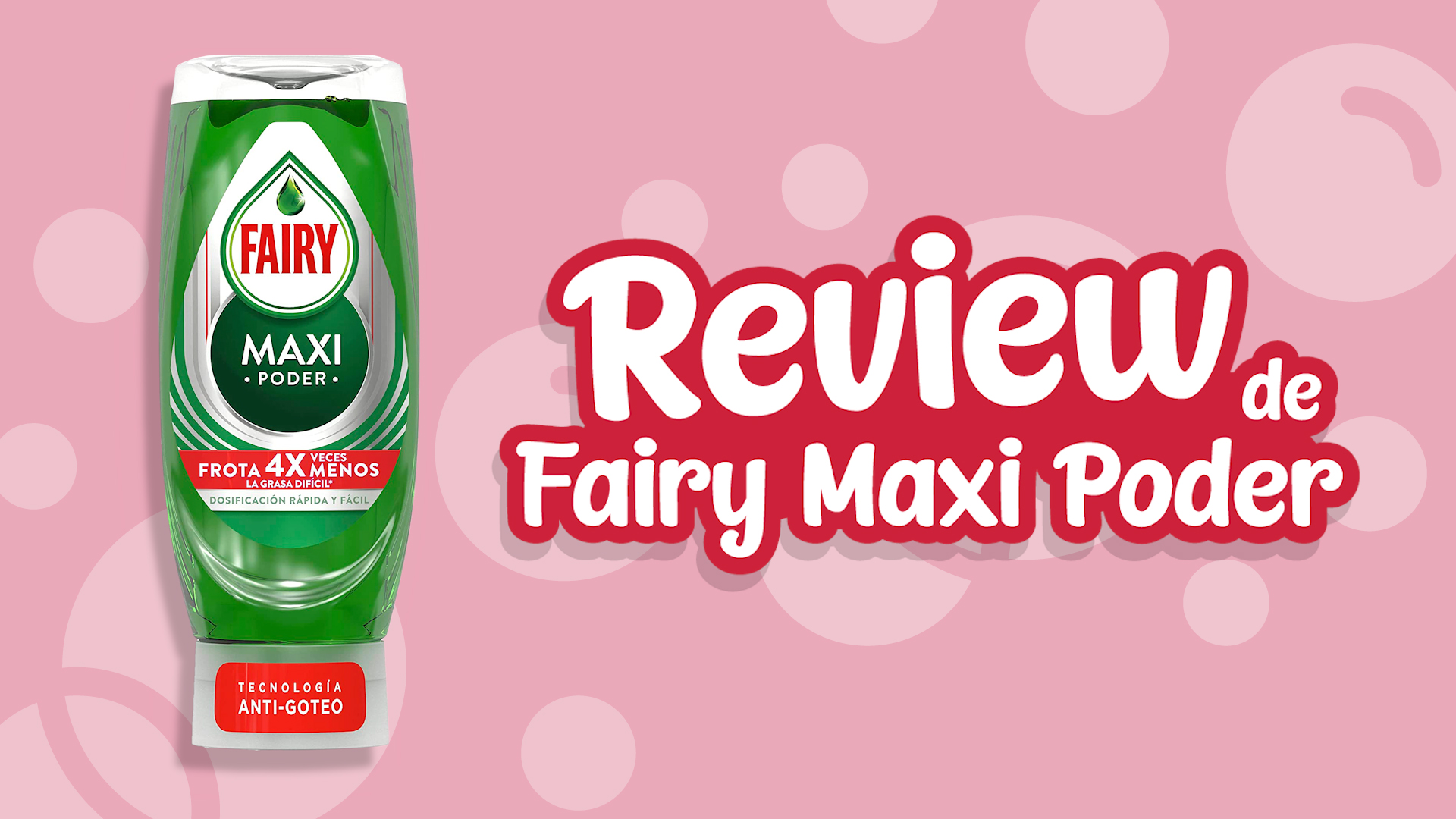Opiniones de Fairy maxi poder - Review de Fairy maxi poder
