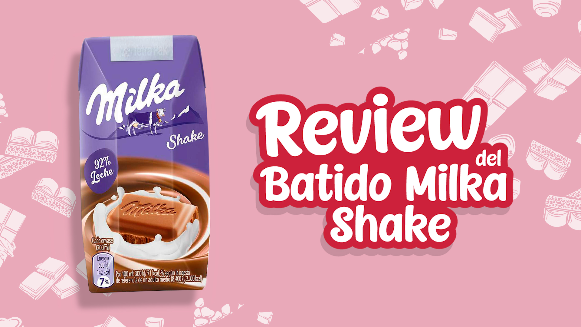 Opiniones del batido de chocolate Milka shake - Review del batido de chocolate Milka shake