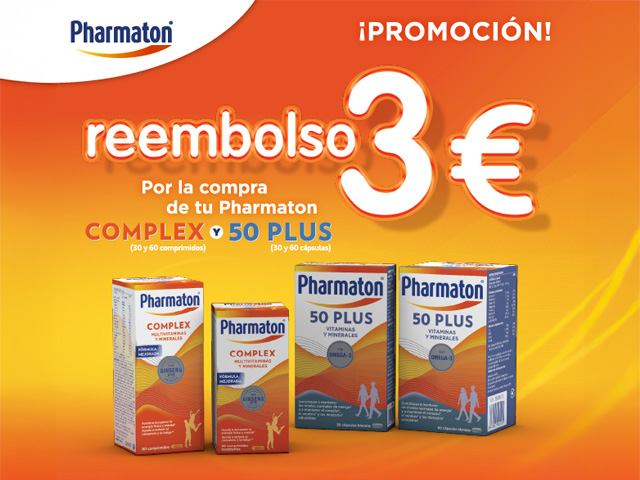 Reembolso de Pharmaton Complex 1 pharmaton complex