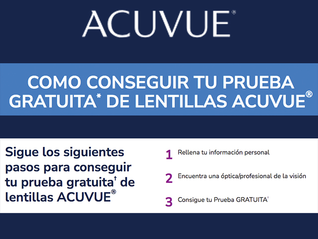 Prueba de lentillas gratis