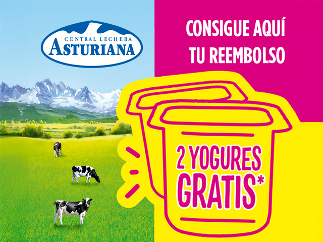 Reembolso en Yogures Central Lechera Asturiana 1 yogures