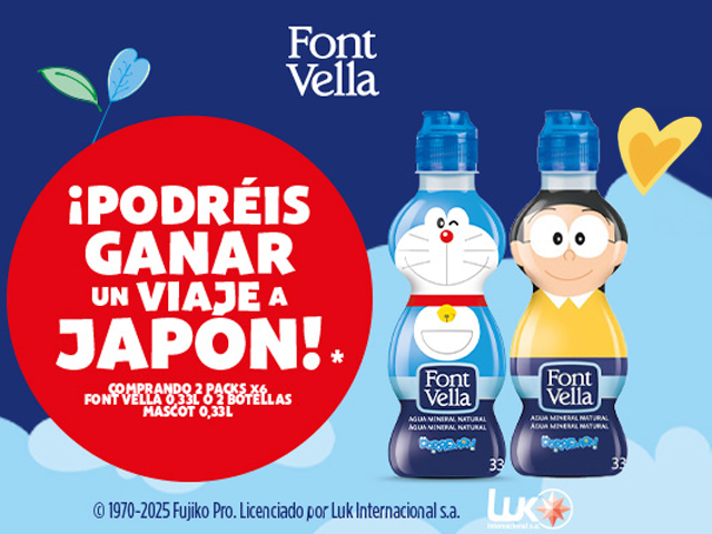 Gana un viaje a Japón con Font Vella 1 Font Vella