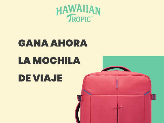 Consigue una mochila Roncato con Hawaiian Tropic