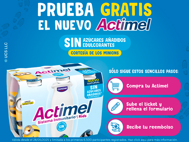 Prueba Gratis Actimel Sin Azúcar Añadido