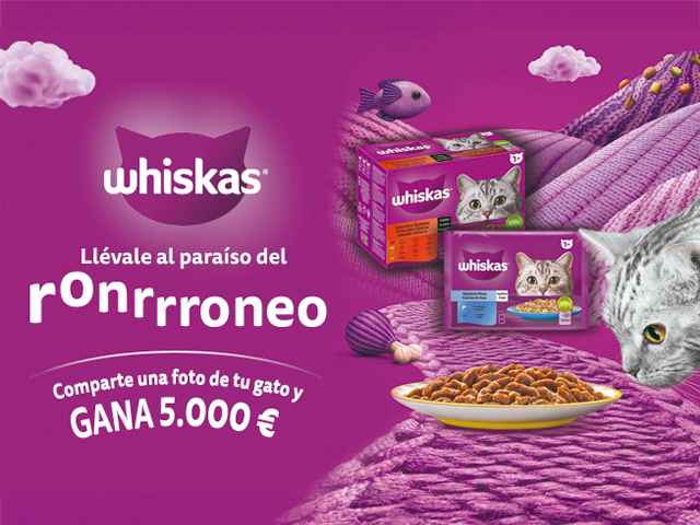 Gana 5.000 euros con Whiskas 1 Whiskas
