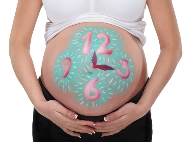 Cómo pintar la barriga de una embarazada