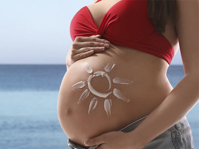 crema solar embarazo