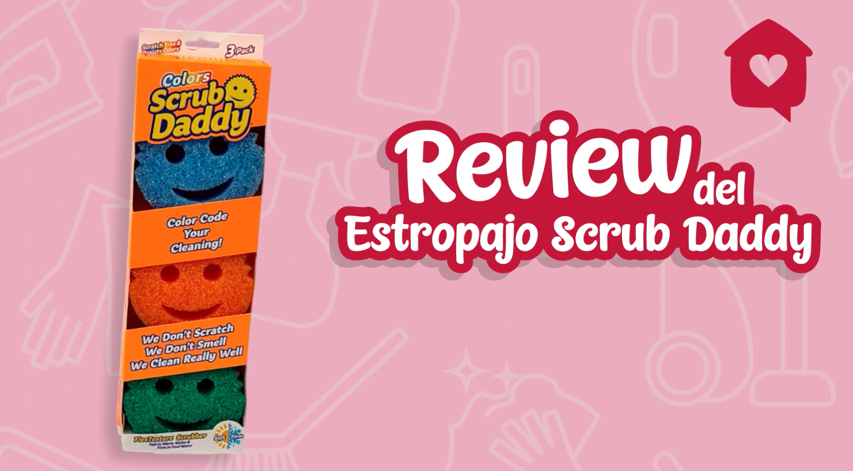 Review del estropajo scrub daddy