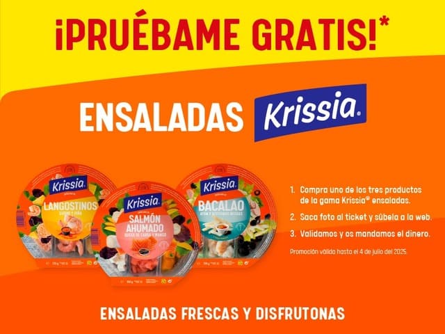 Prueba Gratis las Ensaladas Krissia 1 ensaladas krissia