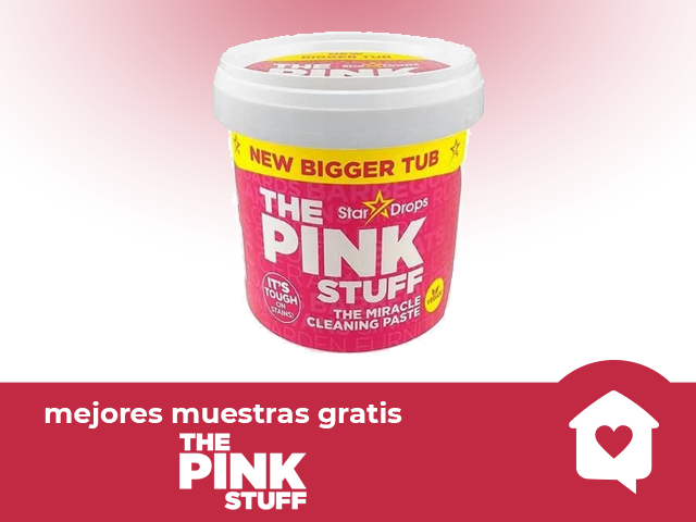 muestras gratis de productos the pink stuff