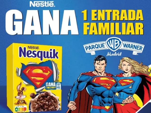 Entrada Gratis al parque Warner con Nestlé 1 parque warner